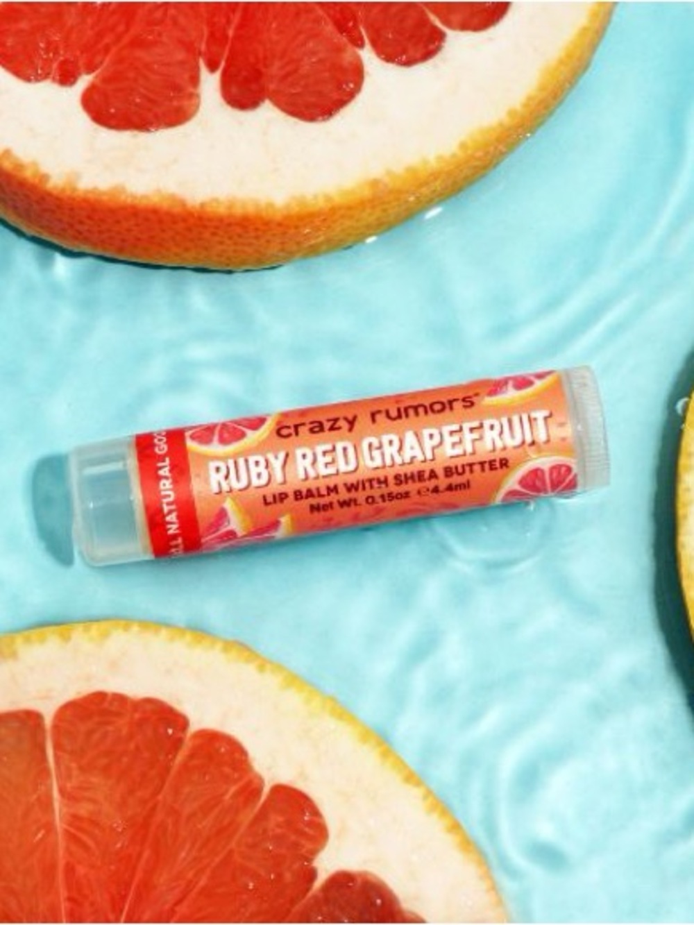 Crazy Rumors Ruby Red Grapefruit Lip Balm